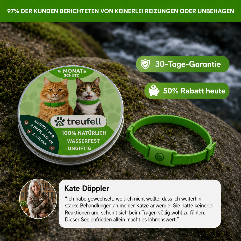 Treufell Naturschutz-Anhänger (Für Katzen)